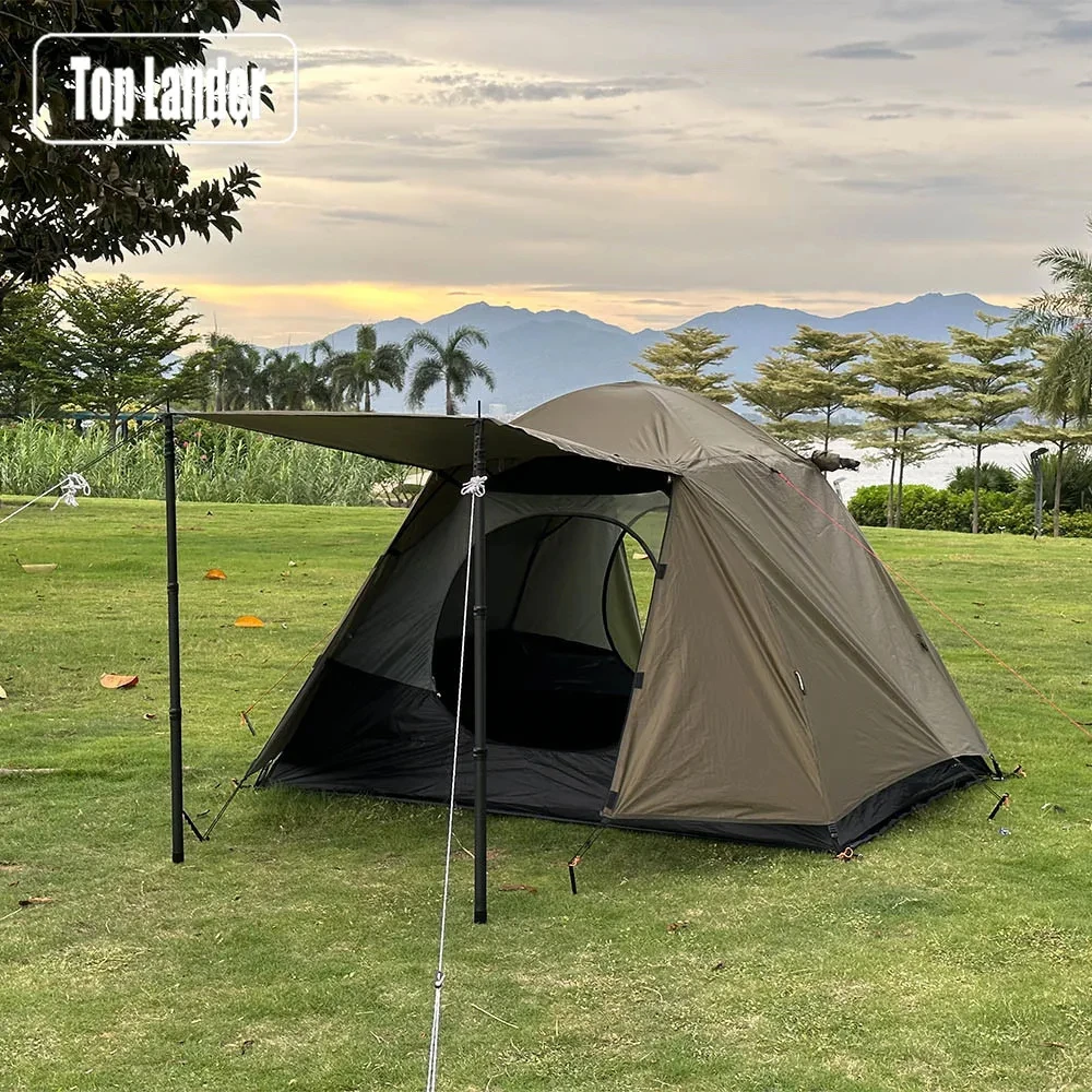 

Large Space 2 Person Camping Tent Waterproof Backpacking Tent Double Layer Outdoor Hiking Survival Bushcraft Tourist Tent