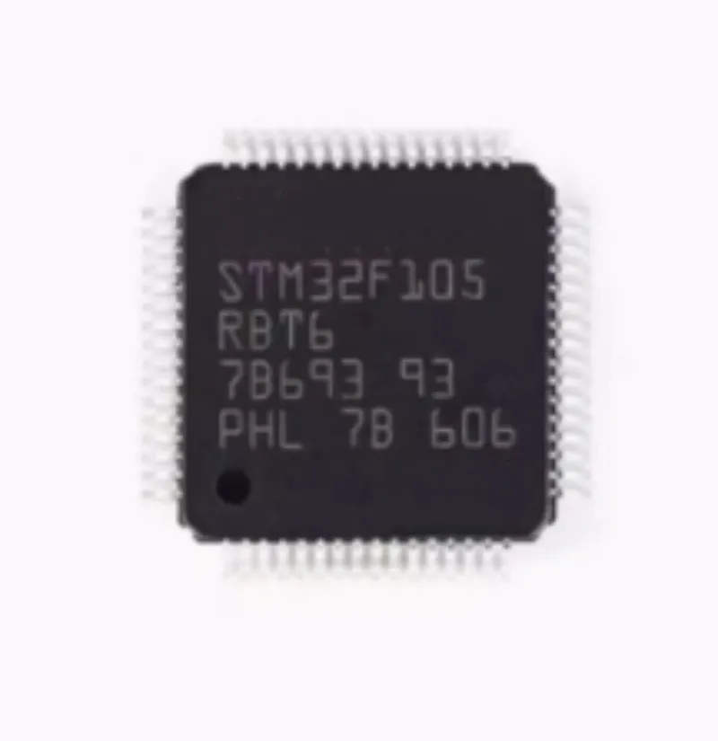 

50PCS STM32F105RBT6 STM32F105 LQFP100 LQFP64 New Original