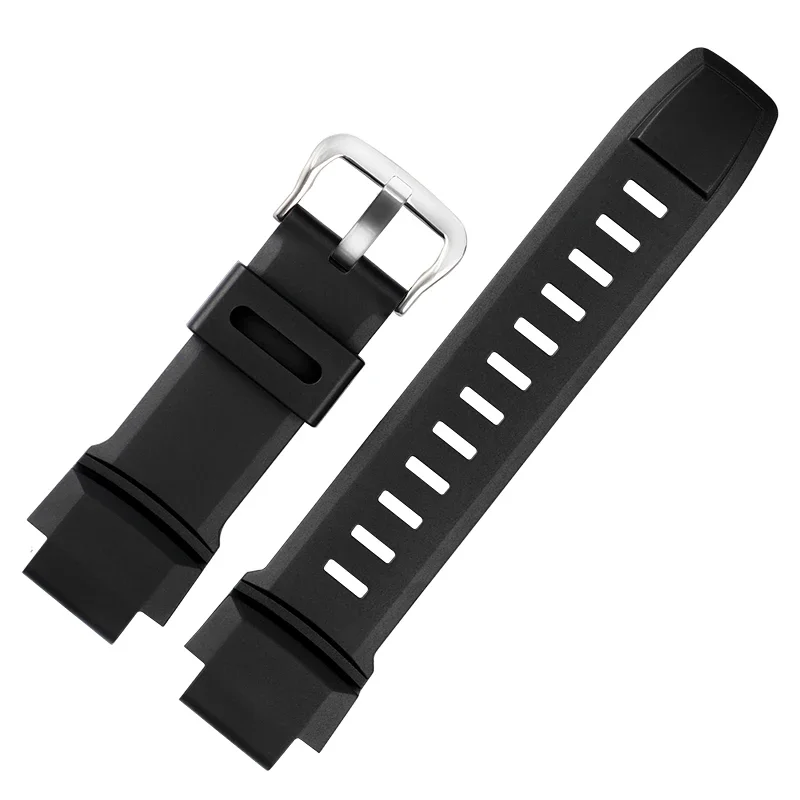 Watch strap is suitable for CASIO mountaineering series PRG-260 / 270 / 500 PRW-3500 / 2500 / 5100 silicone strap 18mm