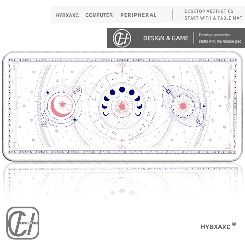 

80x40 HYBXAXC Art C-Celestial Oracle Mouse Pad Non-slip Rubber Gamer Balance Computer Mat Decoracion Deskmat Laptop Office Large