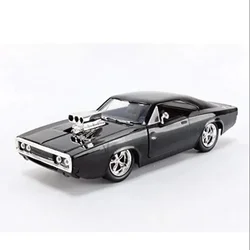 Jada1:24 Fast And Furious 1970 Dodge Charger Car Model Diecast Alloy Horses Muscle Vehicle Models Toy For Children Gift