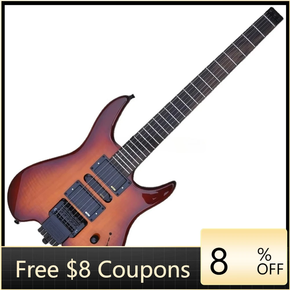 

STLF Flyoung Headless Electric Guitar Factory High QUality Guitars Stringed Instrument HSH Pickups