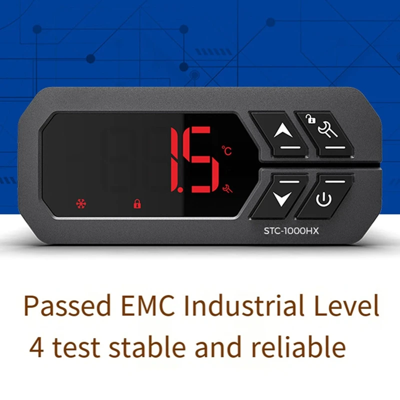 كامل متحكم في درجة الحرارة STC-1000HX المائية الزحف صندوق الحيوانات الأليفة حاضنة الكمبيوتر متحكم في درجة الحرارة التبديل 220 فولت