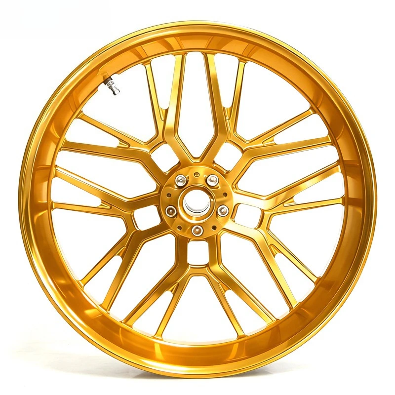 High-End Custom Motorcycle Rims Made In ChinaCustomized Harley Motorcycle Forged Aluminum Wheels 18 * 5.5inch, Suitable For Harl