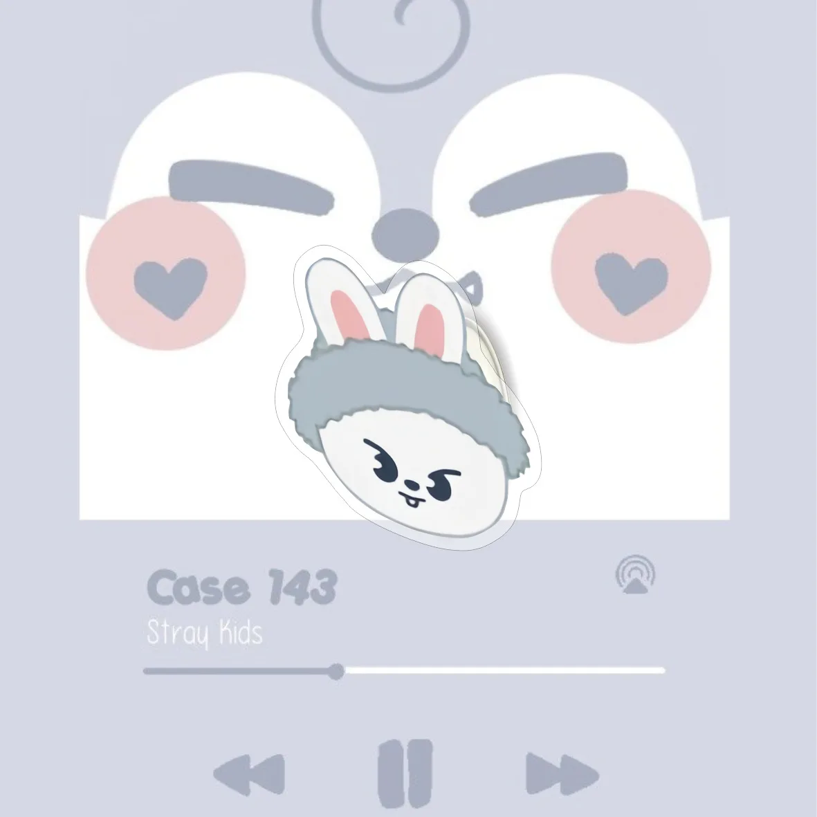 SKZOO الضالة الاطفال جديد الاكريليك الكرتون الرمزية الهاتف وسادة هوائية تلسكوبي قوس أنيمي الحيوان جراب هاتف قوس الملحقات هدية