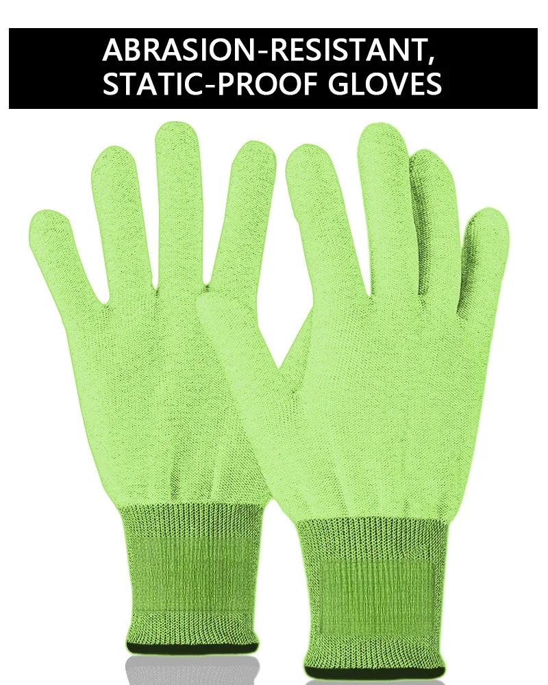 Professional Dust Free Car Film Application Gloves Polyester Fiber Material Special For Auto Paint Surface And Car Vinyl Film Tr