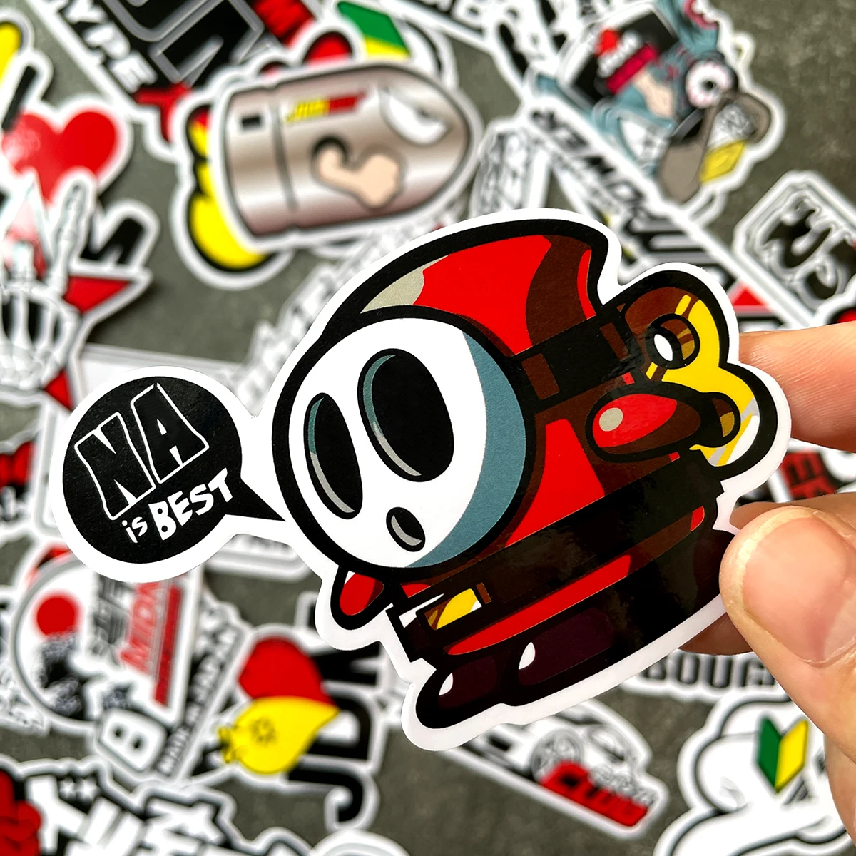 40 قطعة/الوحدة عشوائي JDM دراجة نارية ملصق مائي موتو الجسم خوذة سيارة الفينيل ملصقات اكسسوارات لياماها MT07 09 R1 R3 R6 Nmax Xmax Tmax