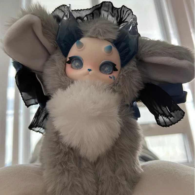 Rabbit Rabbit Dragon 3rd Generation 3 Bullet Colorful Crystal Series Plush Surprise Blind Box Trendy Play Cat Ornament Cute Gift