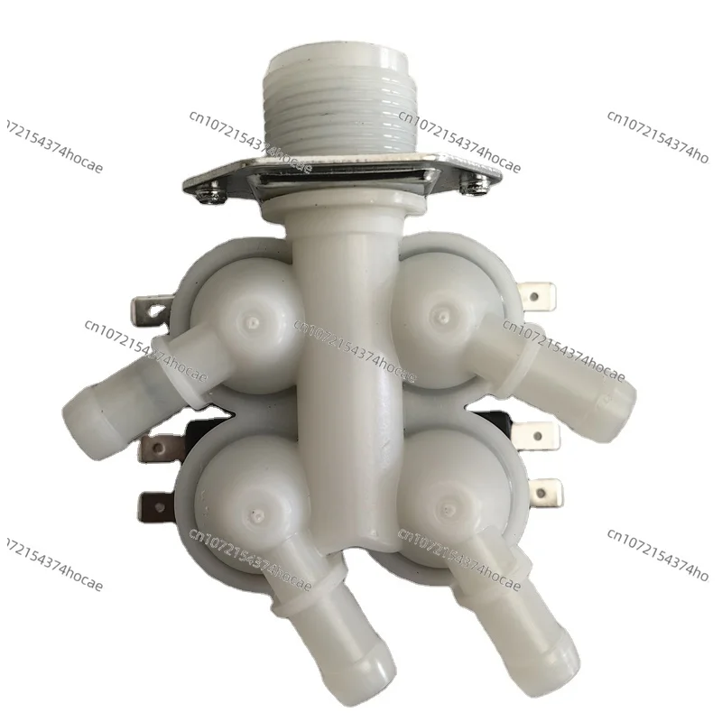 4-Way washer and dryer combination 4-way inlet valve-220V 60hz washing machine 4-way solenoid inlet valve
