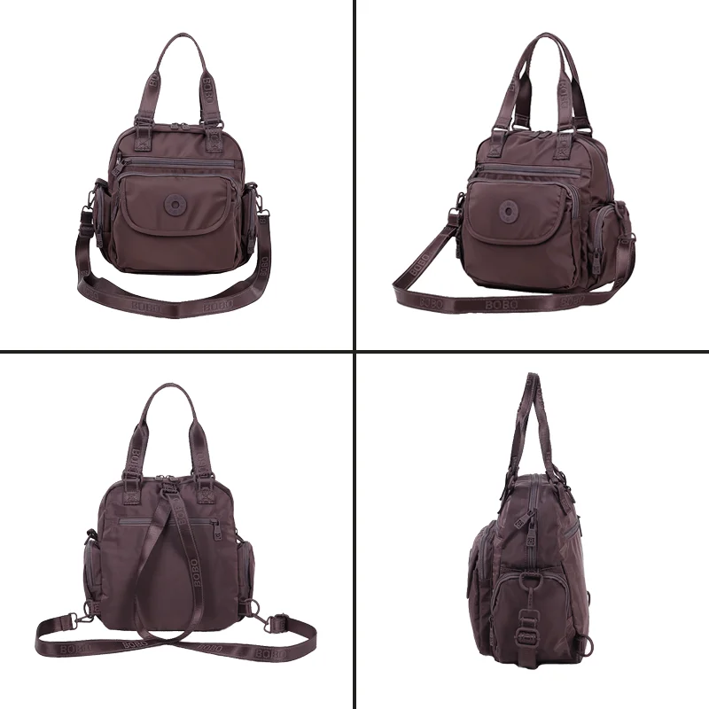 Versatile Lightweight Women's Backpack Multi-pocket Unisex Crossbody Bag Lightweight Preppy Bags for Women Fit for School Bag - view 2