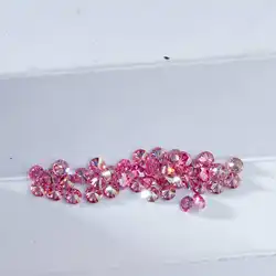 Wholesale 1CT Small Size Pink Loose Moissanites Stones D Color VVS1 Gemstone Lab Grown Moissanite Diamonds