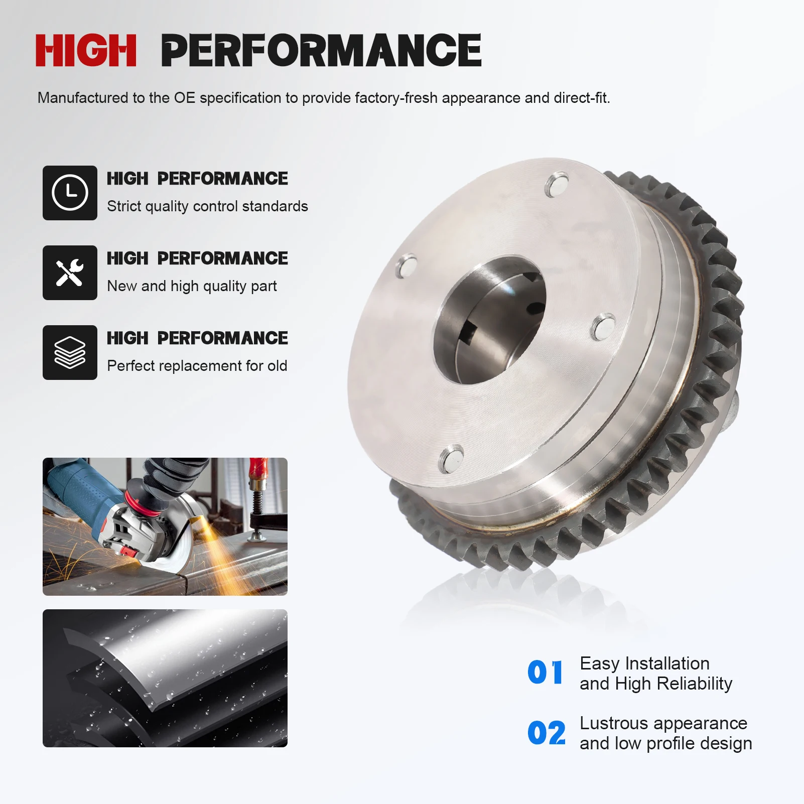 

Регулятор распределительного вала звездочки переменного тока (VVT) для Accord 2003-2007, элемент 2003-2011 2.4L 14310RAAA01