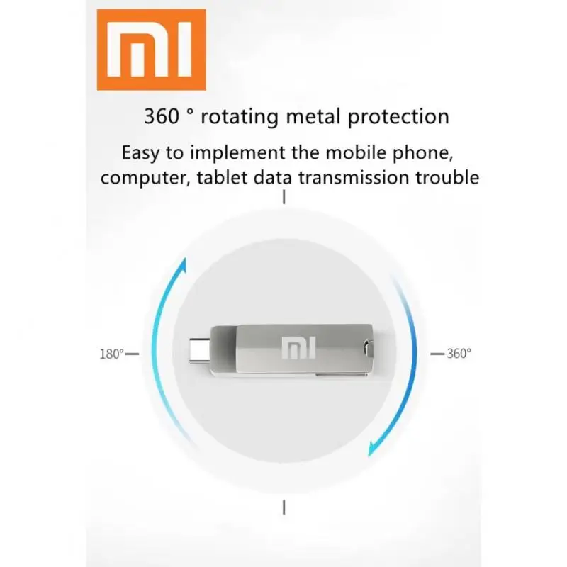 Xiaomi-金属製高速USBフラッシュドライブ,USB 3.0, 1テラバイト,512GB, 2テラバイト,防水,タイプCペンドライブ,コンピュータストレージデバイス