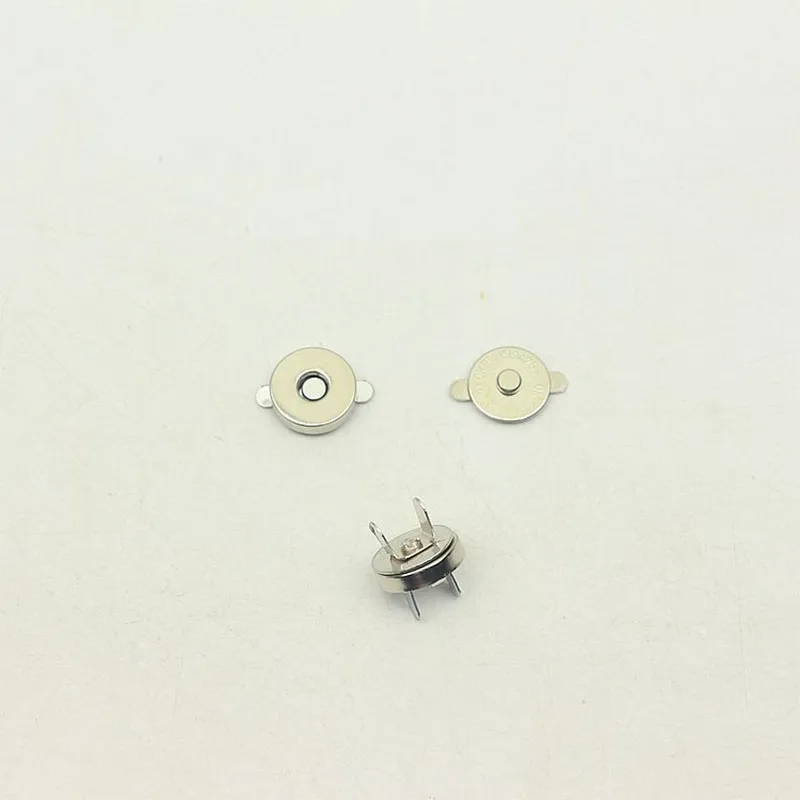 50sets/lot 14mm Magnetic Press Buckle Sew on Metal Magnetic Snaps Button for Overcoat Bag Garment Accessories Scrapbooking DIY