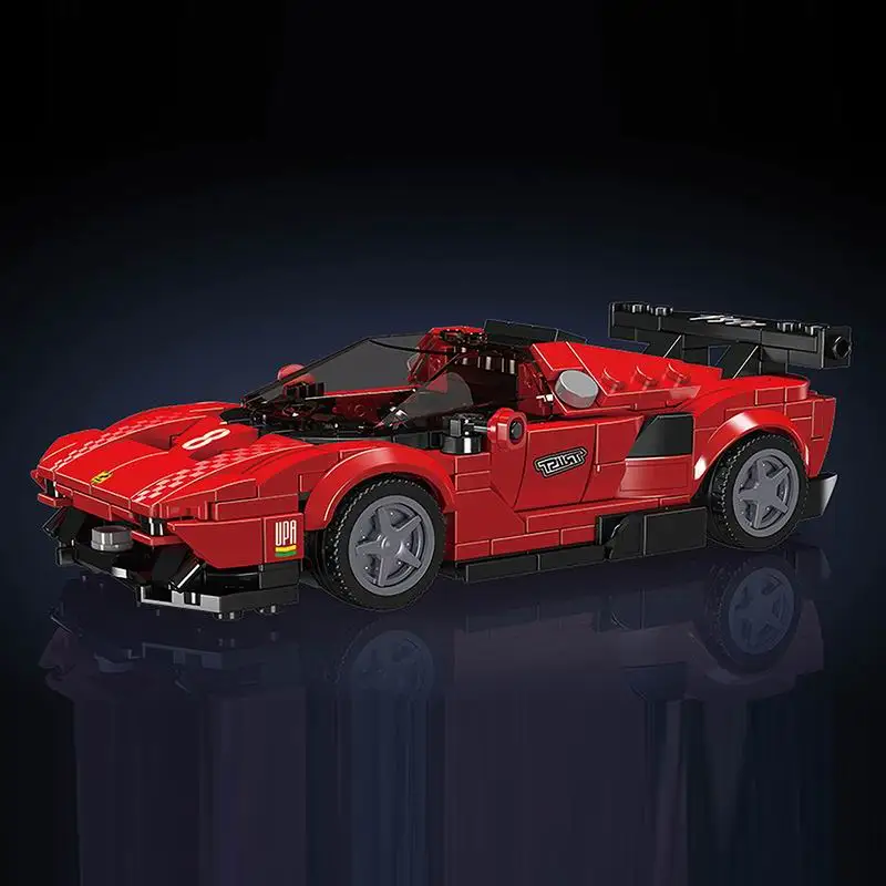 MOLD KING 27069 449 pezzi Mini serie di auto di lusso Building Blocks Kit di montaggio fai da te Puzzle educativo giocattolo per ragazzi regalo di Natale