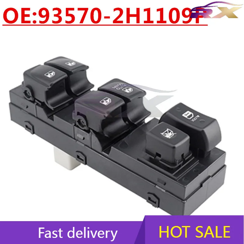 

OEM:93570-2H1109P Power Window Master Control Switch For Hyundai Elantra