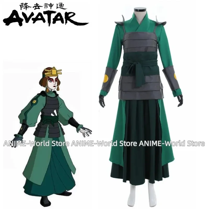 

Avatar Kyoshi Warriors Suki Cosplay Costume Outfit Dress Halloween Carnival Cosplay Costume For Women 3XL