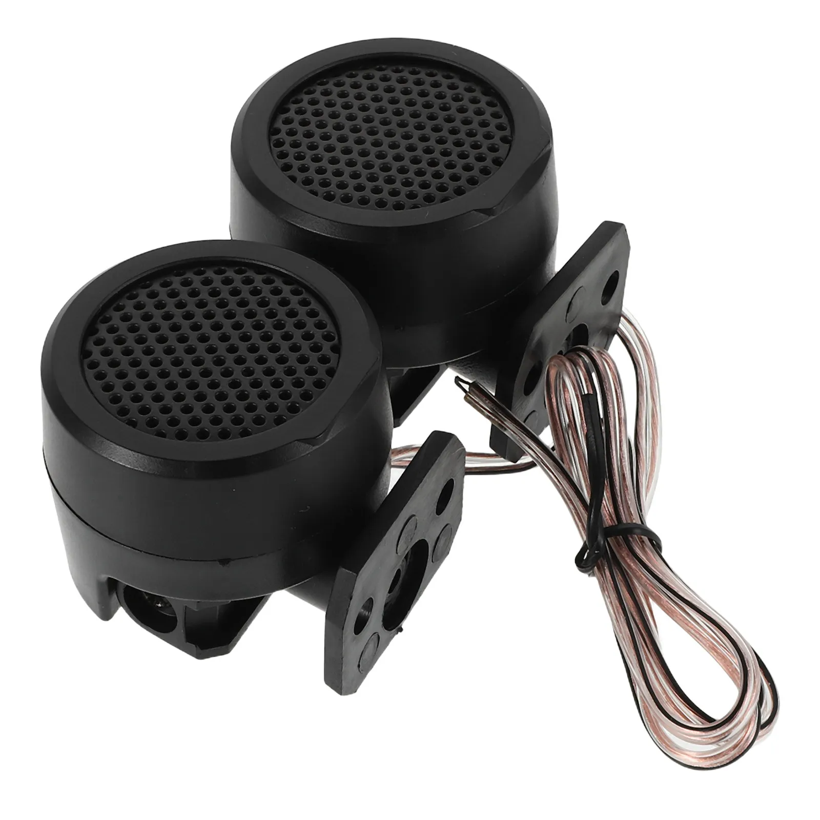 

1 Pair Car High Frequency Tweeter Speakers Round 500W Stereo Loudspeaker for Auto Truck Audio System Super Power Easy Install