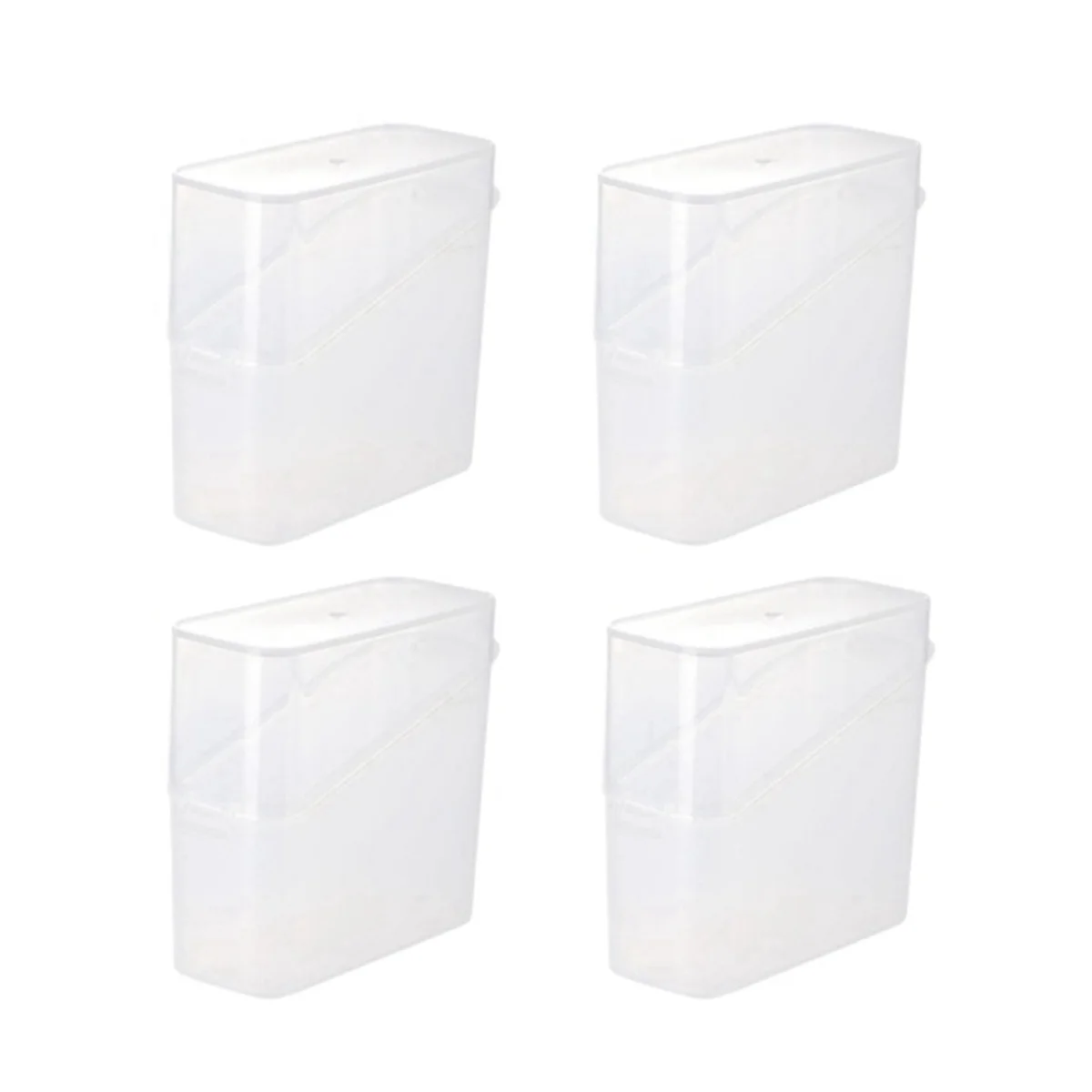 Sliced Cheese Container for Fridge, 4 PCS Cheese Storage Box with Flip Lid Cheese Keeper Cheese Saver Holder