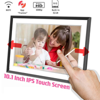 Frameo 10.1 Inch Smart Digital Picture Frame 32GB Memory IPS HD 1080P Electronic Digital Photo Frame WiFi Touch Screen for Gift