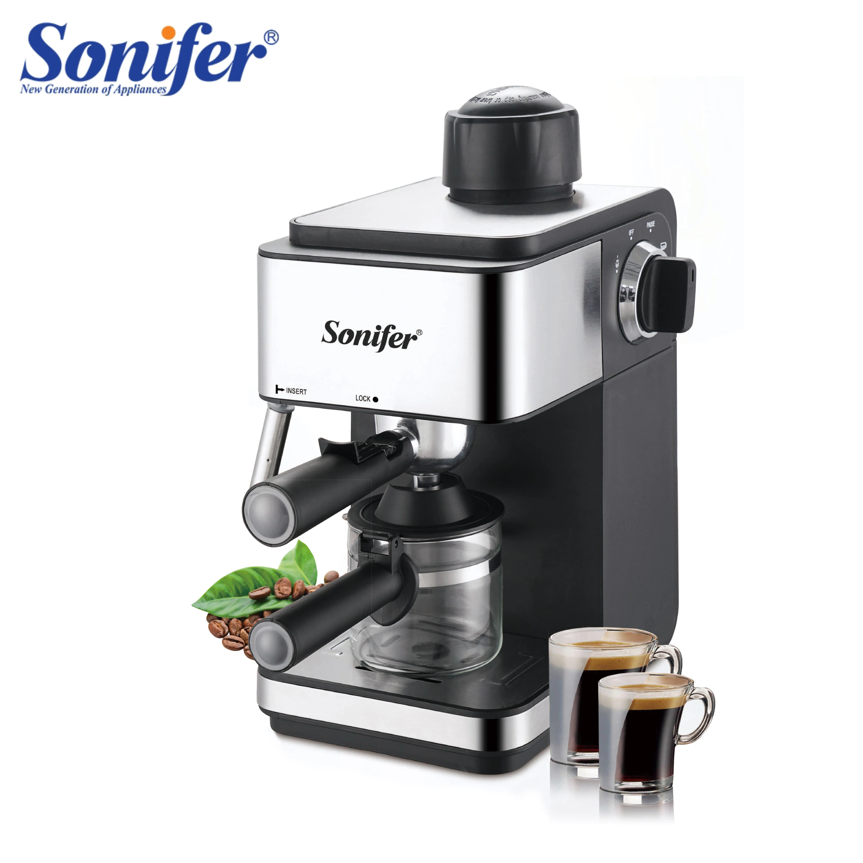 

Italian Expresso Coffee Machine 15 Bar Dolce Milk Frother Home Appliances Express Electric Foam Cappuccino Coffee Maker Sonifer