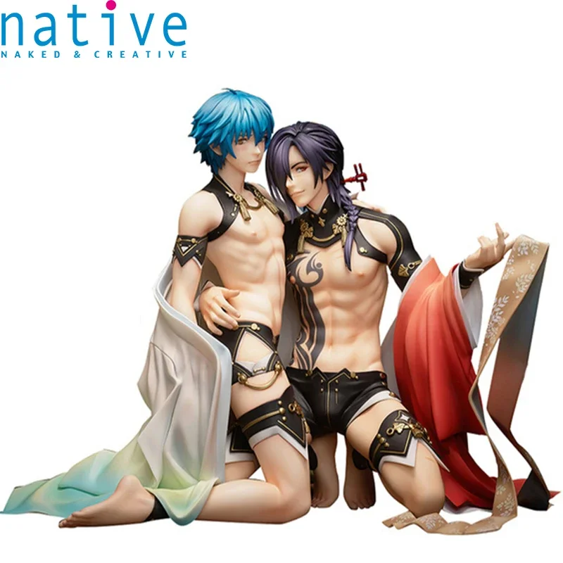 

In Stock Genuine Original Native Seragaki DRAMAtical Murder Aoba & koujaku Action Anime Figure Collectible Model Dolls Ornament