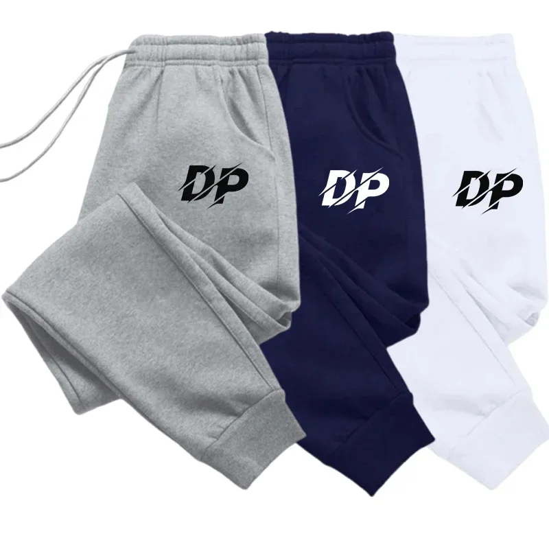 

Autumn and winter casual men's daily hot selling quality sports pants fashionable printed versatile pants comfortable and sporty