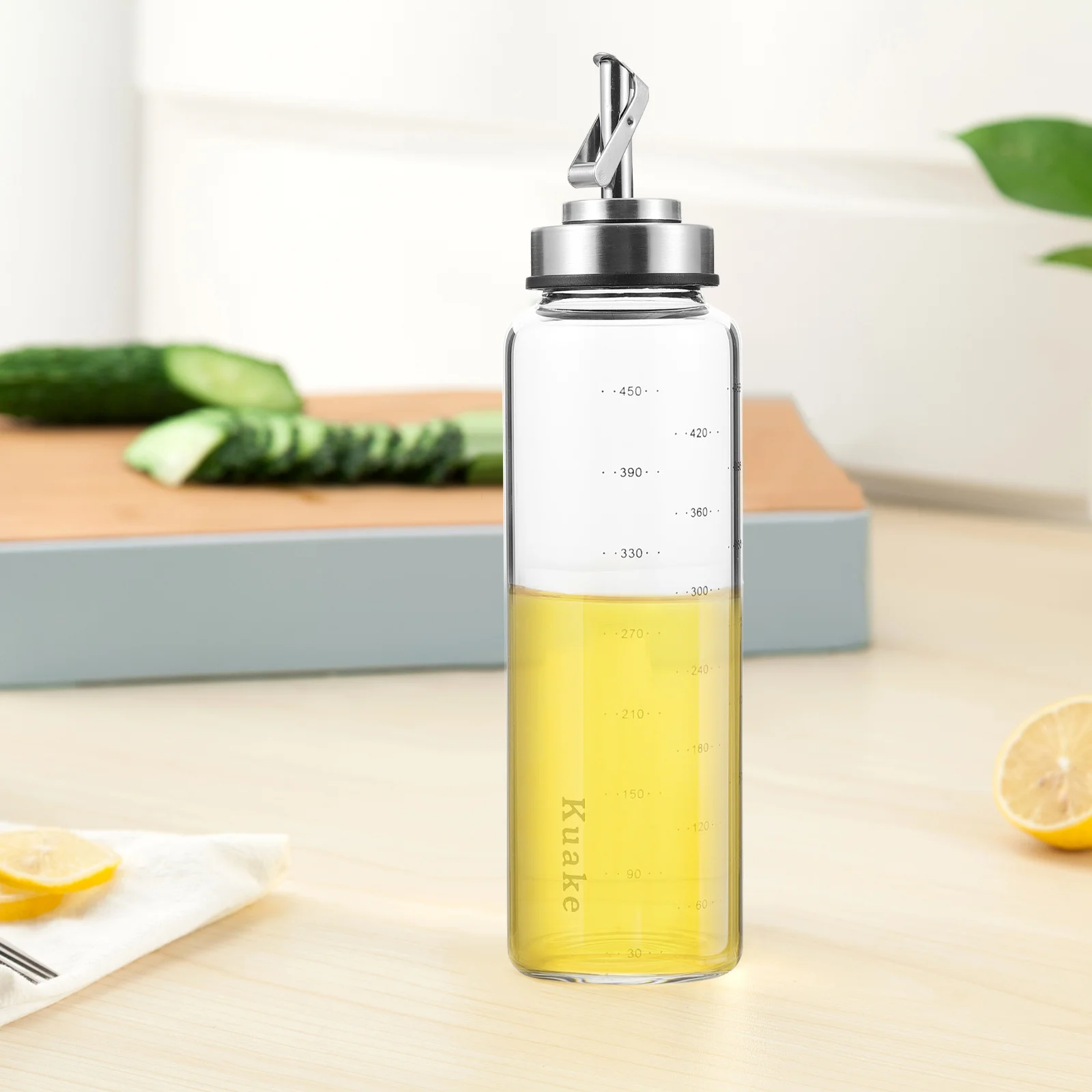 

1Pcs Household Gravity Sensor Oil Dispenser Bottle Kitchen Large Capacity Leakproof Seasoning Container for Olive Oil Soy Sauce