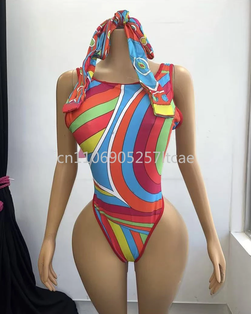

Luxury Design Women's Headband Swimsuits Signature Letter Logo Designer Brnad Lady Swimsuits