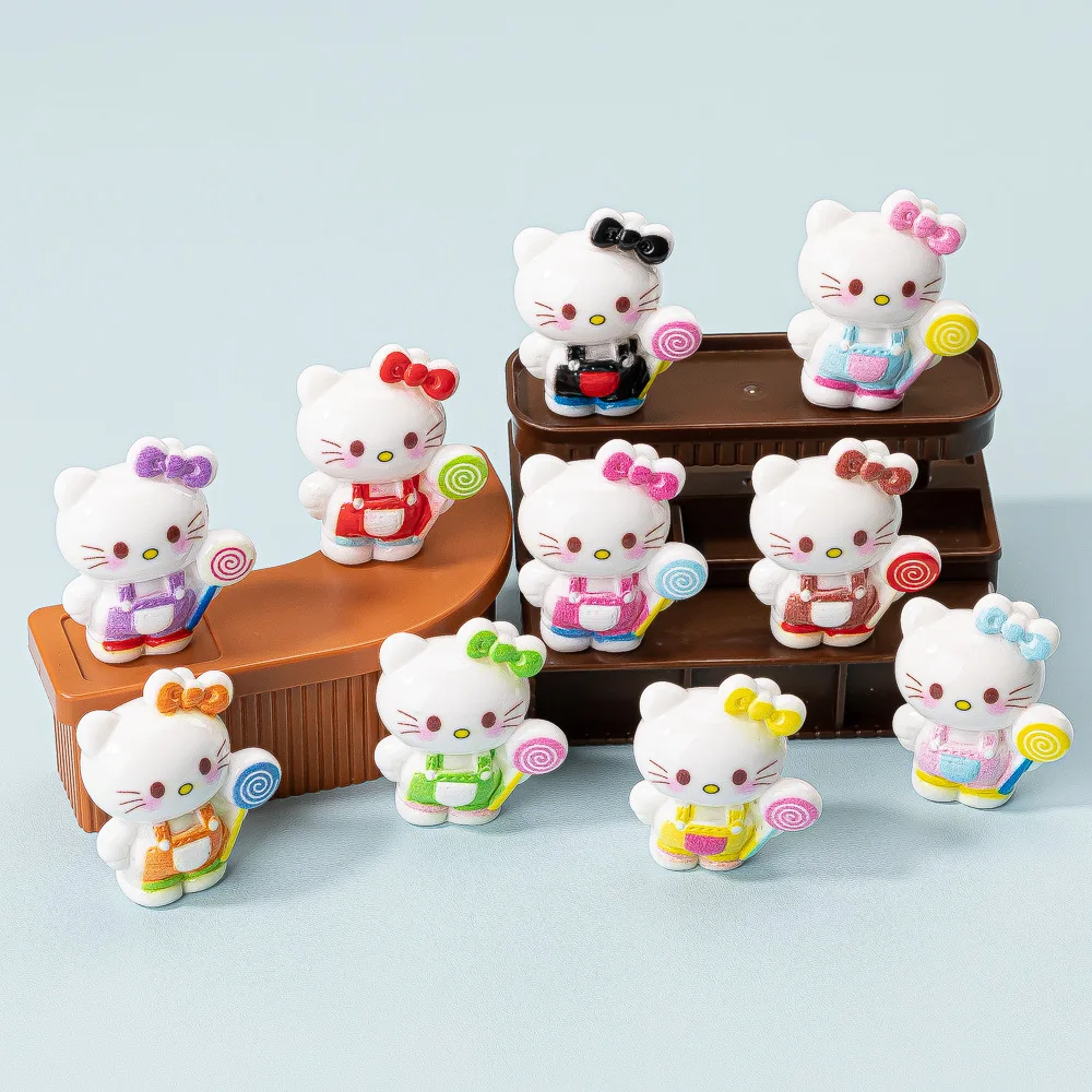 

for Hello kitty Doll Mini Figurine Home Desktop DIY Decoration Ornament