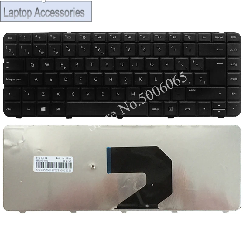 

New Spanish laptop keyboard For HP Pavilion G4 G43 G4-1000 G6 G6S G6T G6X G6-1000 CQ43 CQ43-100 CQ57 G57 430 630 SP Black