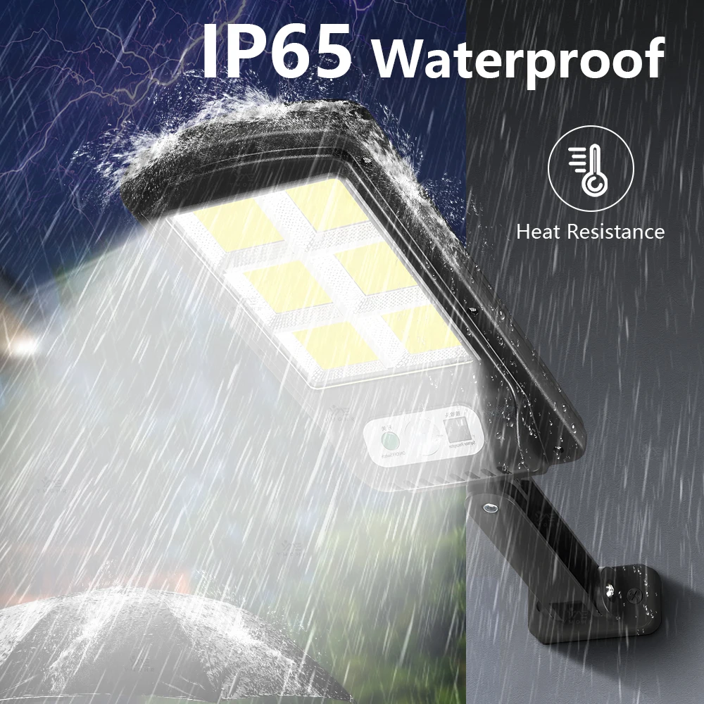 

IP65 Водонепроницаемые наружные фонари, 3 режима освещения, солнечный садовый светильник, гаражные лампы с дистанционным управлением, черные декоративные светильники для двора