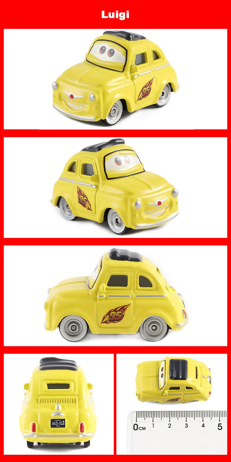 Cars Lightning McQueen 95 Helikopter 1/55 Modellauto aus Legierung Anime-Figur Cartoon-Rennspielzeug Sammlerstücke Kindergeschenke – Detail 37