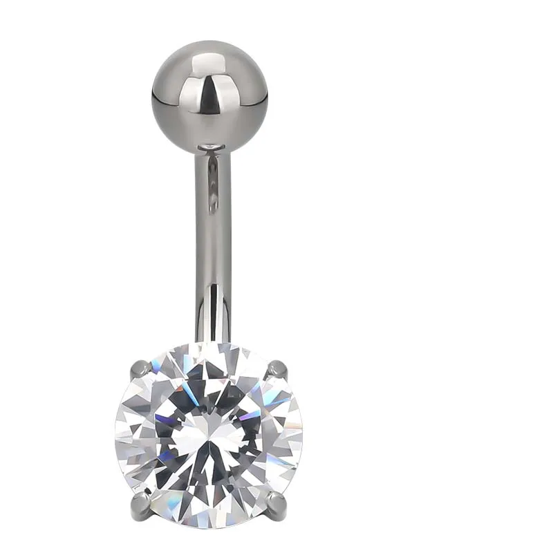 ASTM F136 Titanium Chain Belly Button Navel Ring