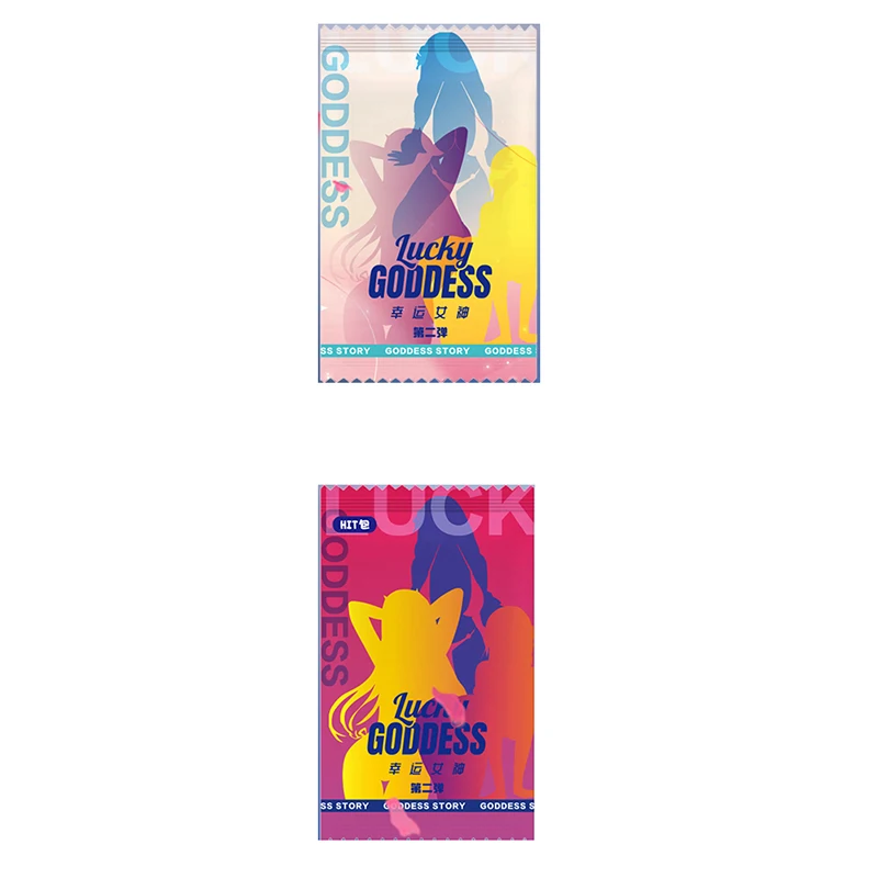 Lucky Goddess 2 Anime Merch Blind Box 2025 Edition - Flash Cards Board Game & Collectible Cards Set Ideal Gift for Girls