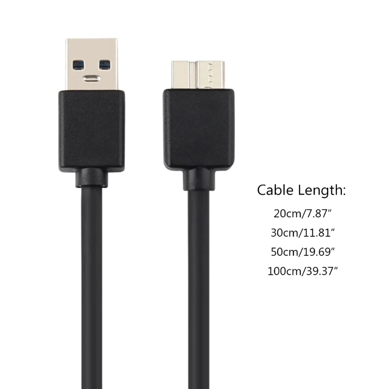 USB 3.0 Type A to USB3.0 Micro B Male Adapter Cable Data Sync Cable Cord for External Hard Drive Disk HDD hard drive cable