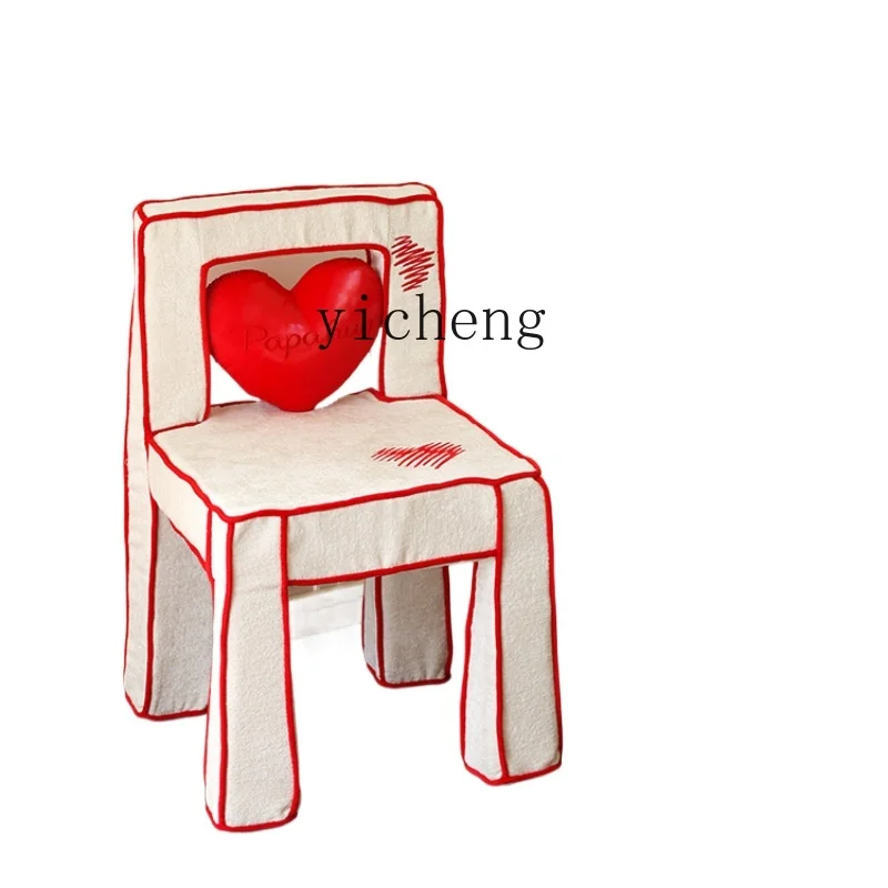 

ZK Home Retro Living Room Leisure Cosmetic Chair Single Sofa Armchair home decoration accessories kawaii accessories