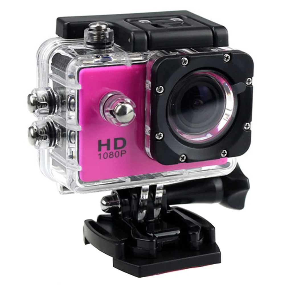 

Action Cameras 2.0 Inch HD Outdoor DV Camera Mini Driving Recorder 30 Meters Waterproof