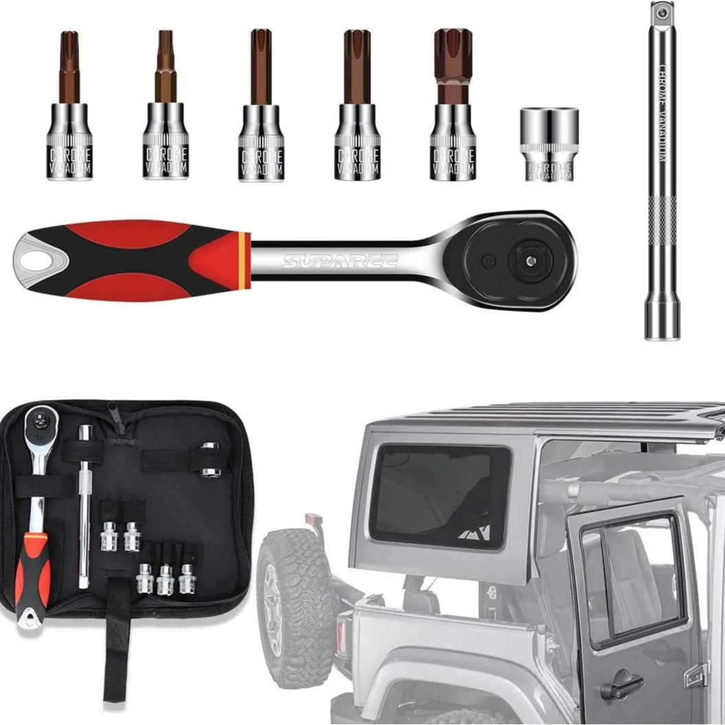 

JEEP. Wrangler Door Removal Tool Set 1997+ Compatible with CJ TJ JK JKU JL Special Off-Road Vehicle Accessory Set