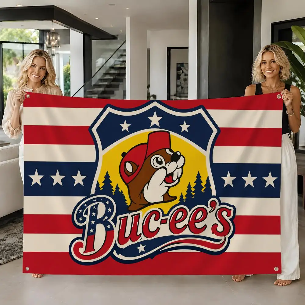 Brand Buc-ee's Flags flag For Room Dorm Camping Picnic Art Style Garage Bar wall Decoration Banner