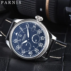 Parnis 45mm Power Reserve Indicator Automatic Movement Men's Watch Small Second