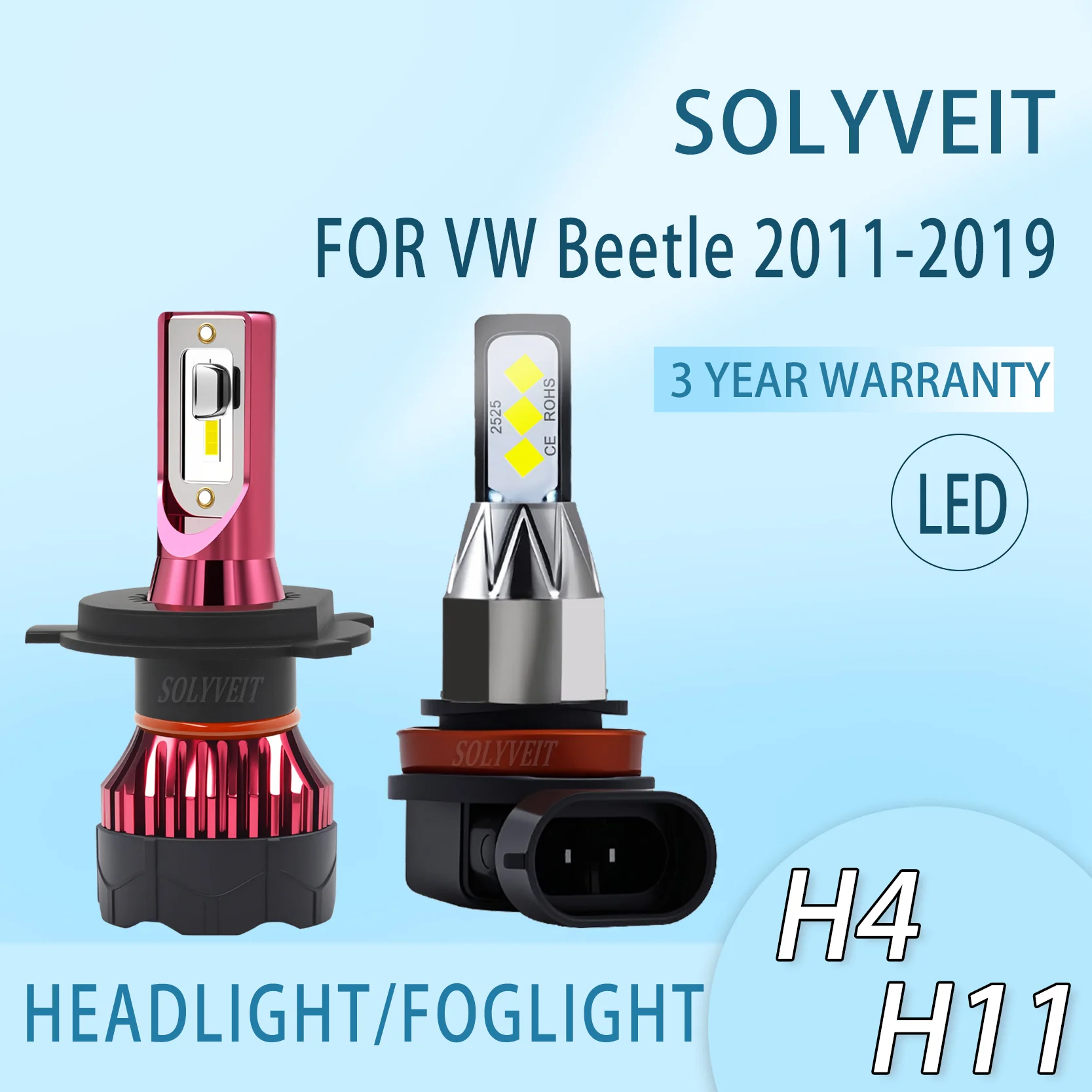 

Quick-Response Durable and Long-Lasting reliable H4 H11 LED HEADLIGHT FOGLIGHT FOR VW Beetle 2011-2014 2015 2016 2017 2018 2019