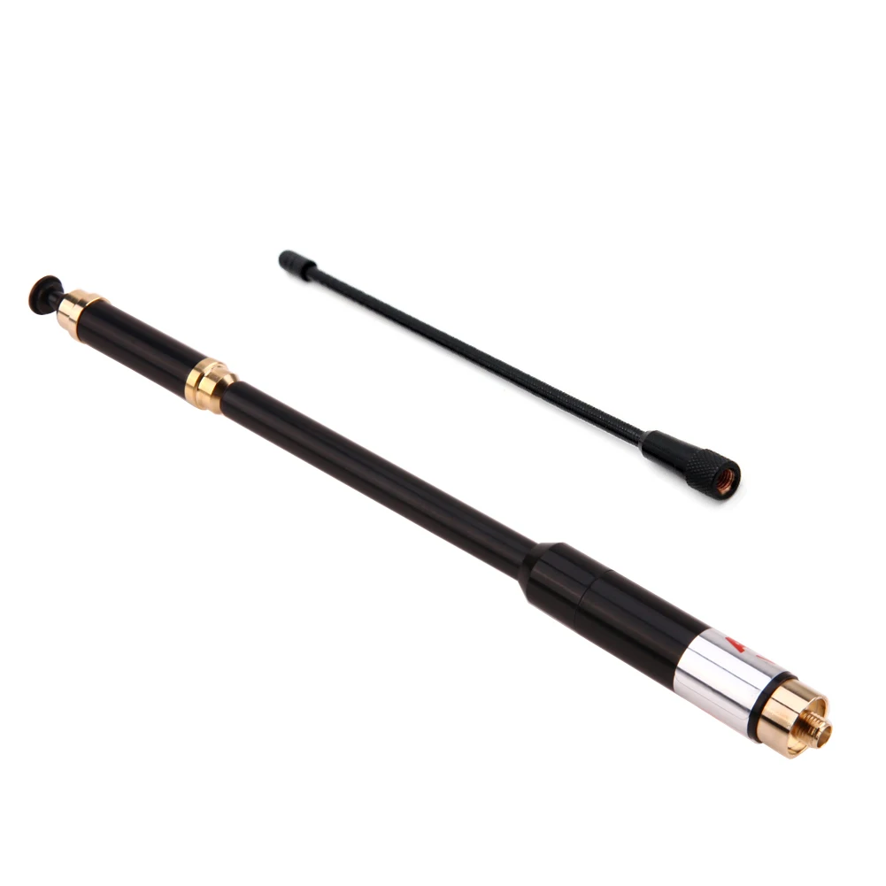 AL-800 SMA Female High Gain Dual Band Extendable Antenna for Walkie Talkie Accessories for Baofeng UV5X BF888s for Kenwood