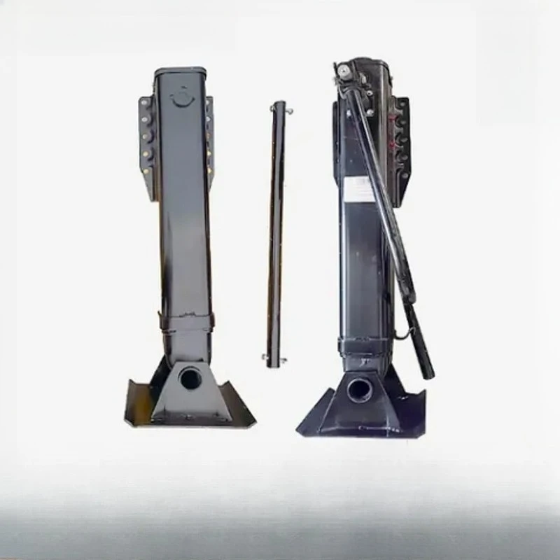 Semi-trailer linkage outriggers, truck heavy truck weighted external horse leg trailer accessories