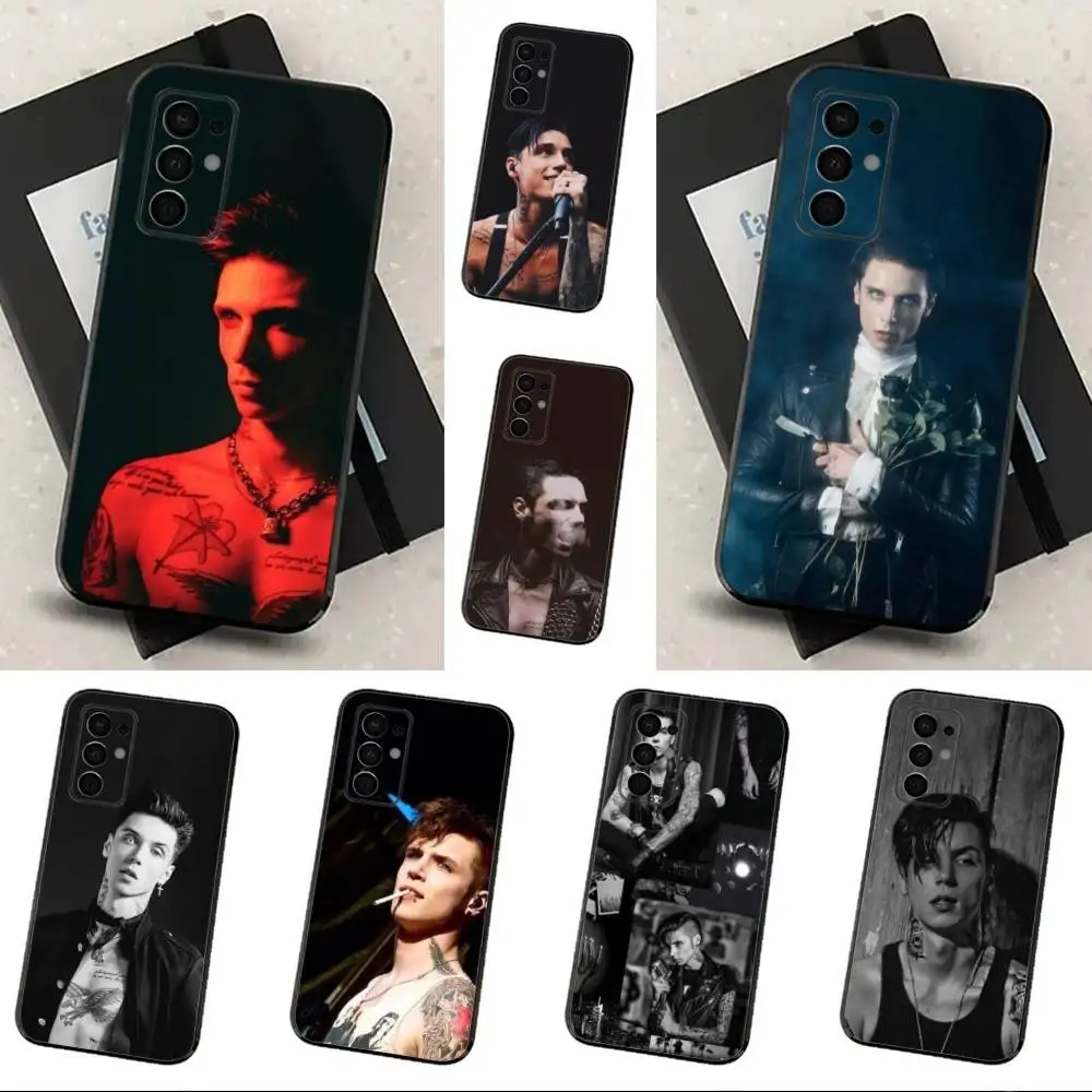 

Rapper A-Andy B-Biersacks Phone Case For Samsung Galaxy A91,A80,A73,A72 ,A71,A53A52,A32 ,A31A22,A21s,A20,Black Cover