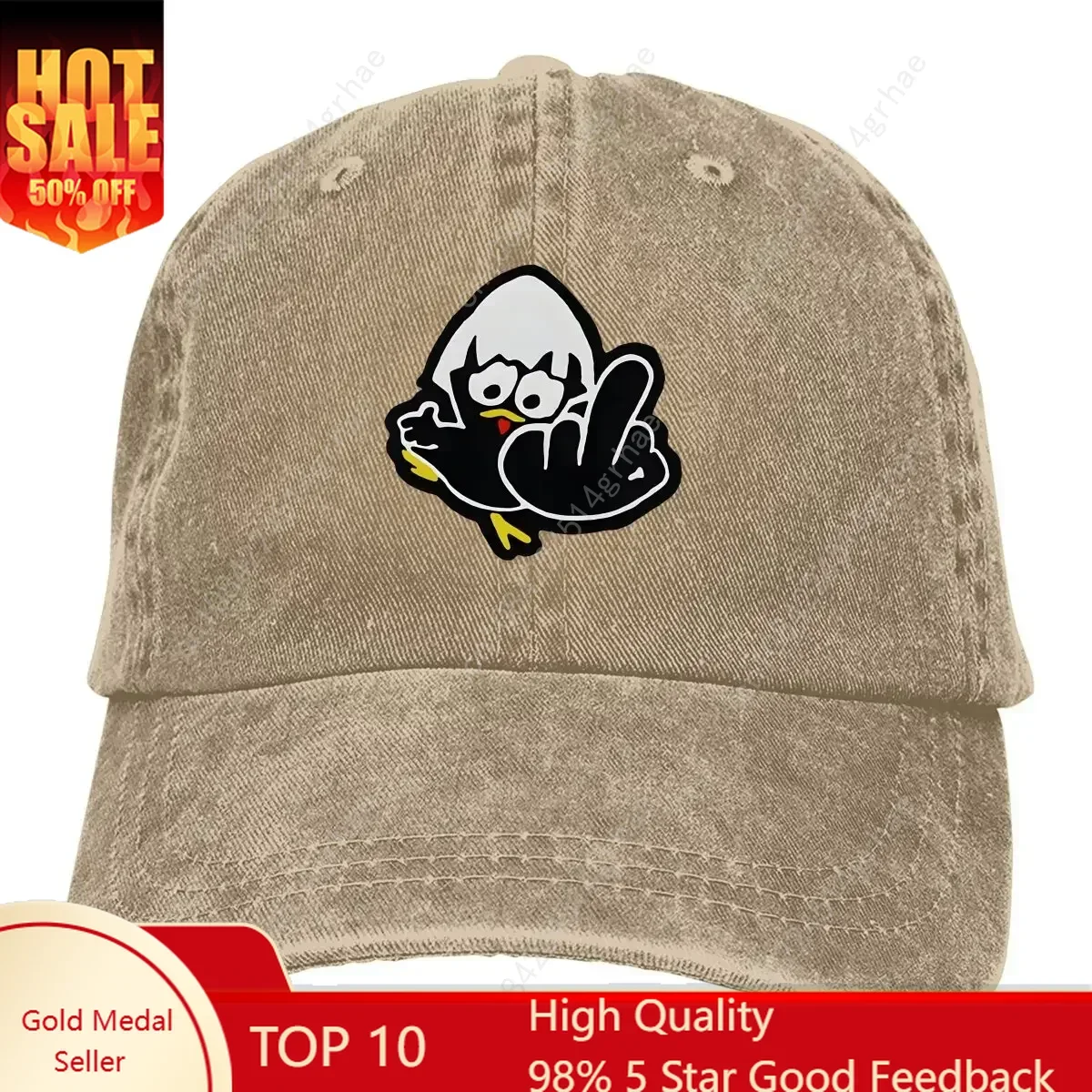 

Summer Cap Sun Visor Graphic Hip Hop Caps Calimero Cartoon Animation Cowboy Hat Peaked Hats