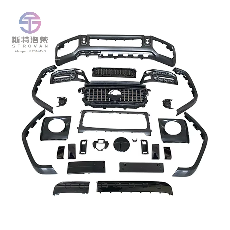 

Cc car Factory Price W464 Upgrade G63 Front Bumper Kits Body Kits with Headlights Grille for G Class W464 2019-2025