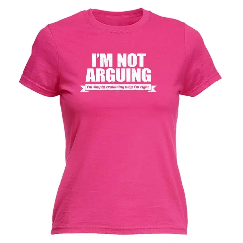 Im Not Arguing Simply Explaining Womens T Shirt Funny Novelty