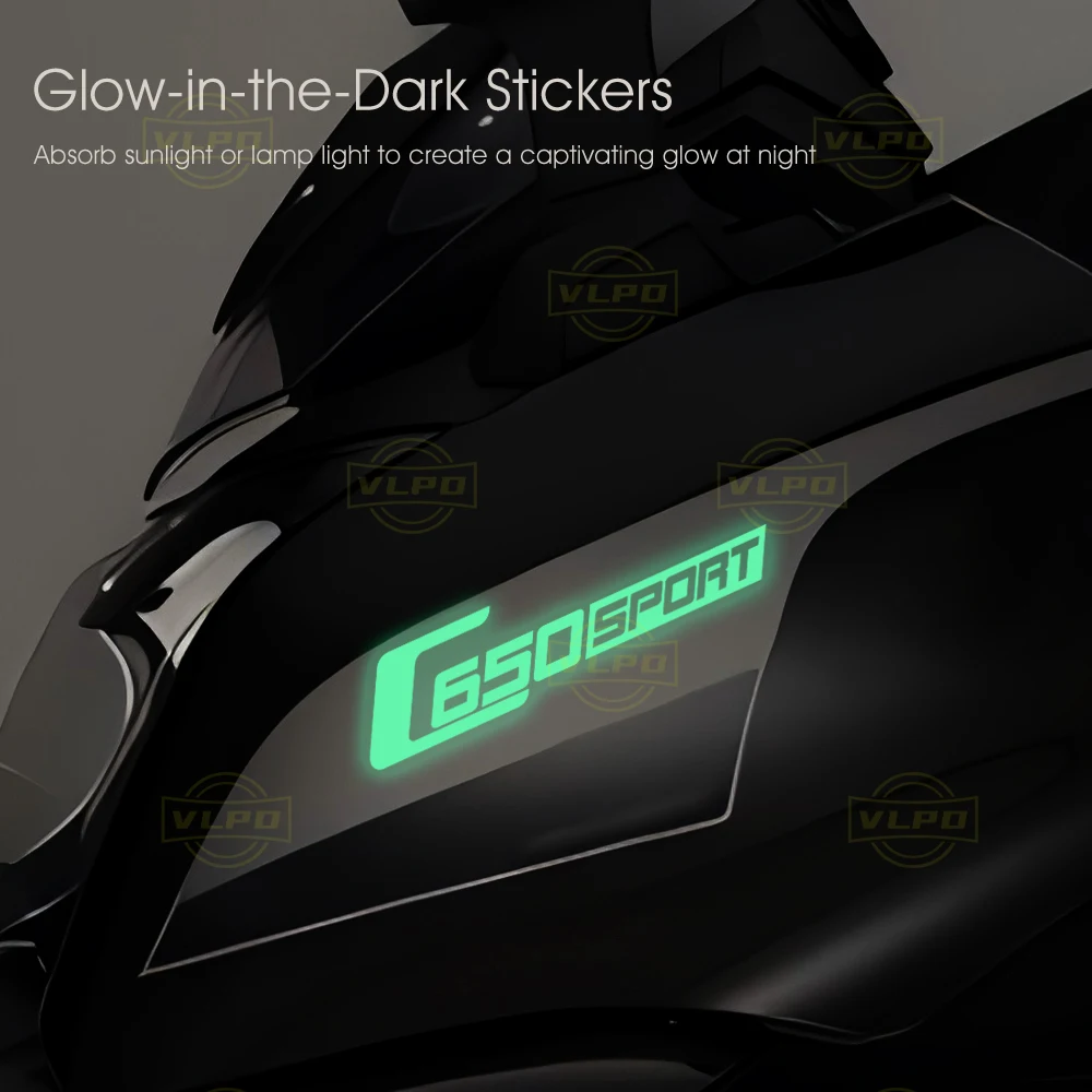 Motorcycle Glow Stickers Waterproof Decal for BMW C 650 C650 Sport C650SPORT 2015 2016 2017 2018 2019 2020 Accessories