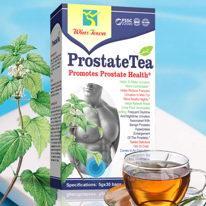

WINS TOWN Prostate Tea Support Prostate Health For Urinary Tract Function Relieve Urination Associated